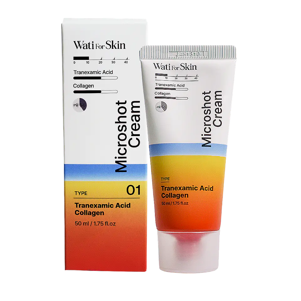 Tranexamic Acid Collagen Micro Spicule Cream (Wati for Skin)  - Crema aclarante y antiedad con colágeno, ácido tranexámico 1