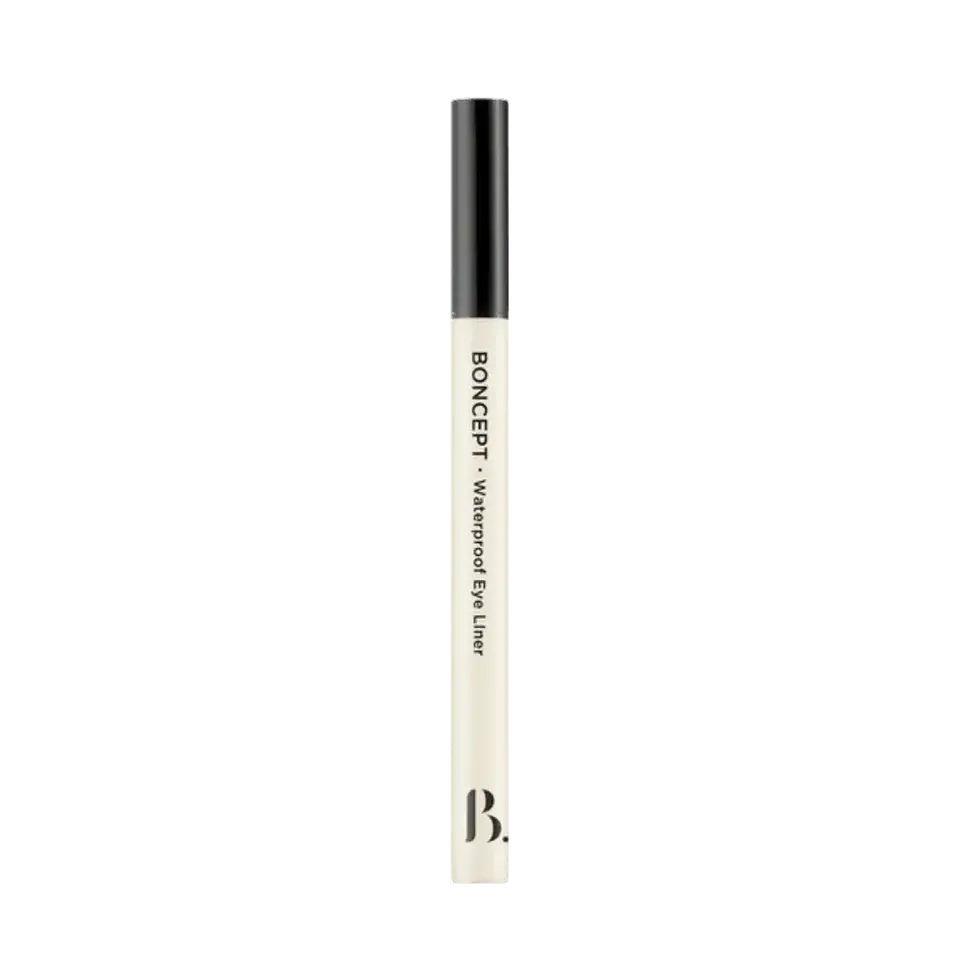 Waterproof Eyeliner (Boncept de Tonymoly) - Delineador líquido negro a prueba de agua 1