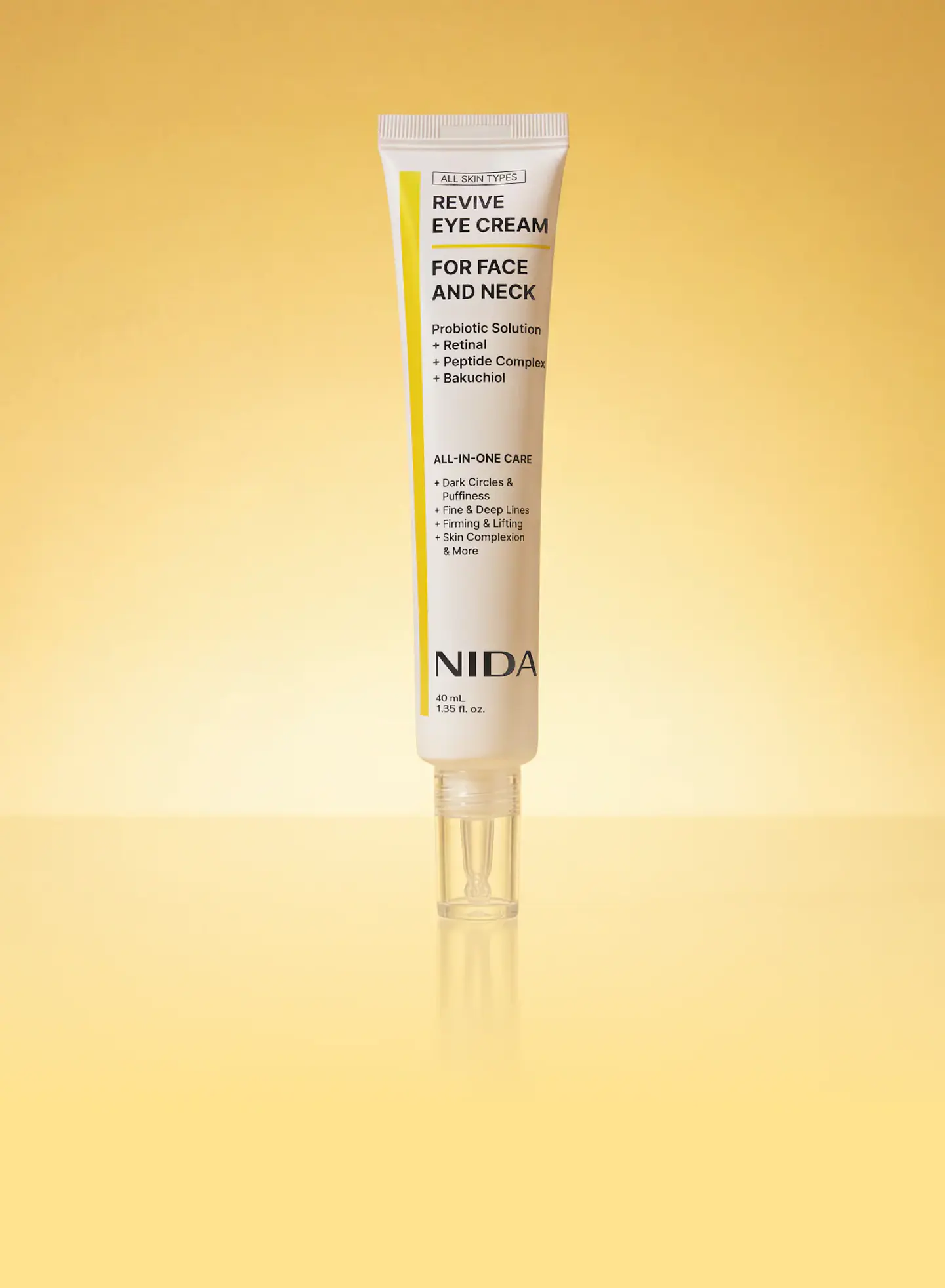 Revive Eye Cream For Face and Neck (NIDA) -40ml Crema antiedad para contorno de ojos, rostro y cuello  6