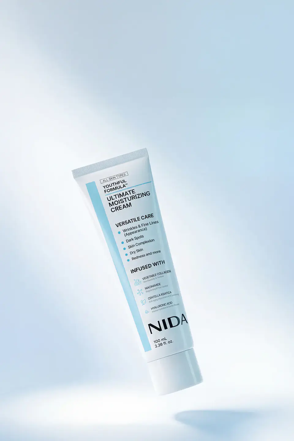 Youthful Formula™ Ultimate Moisturizing Cream (NIDA) - Crema antiedad con colágeno, péptidos, niacinamida y centella asiática 9