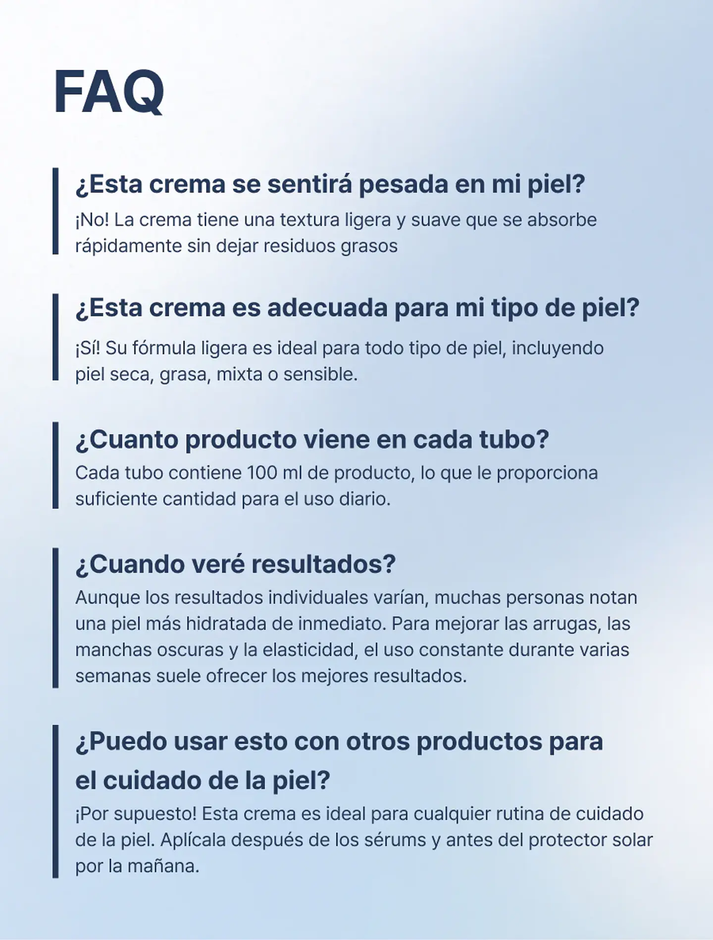 Youthful Formula™ Ultimate Moisturizing Cream (NIDA) - Crema antiedad con colágeno, péptidos, niacinamida y centella asiática 11
