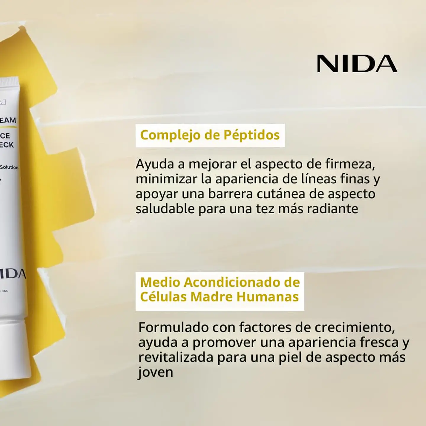 Revive Eye Cream For Face and Neck (NIDA) -40ml Crema antiedad para contorno de ojos, rostro y cuello  5