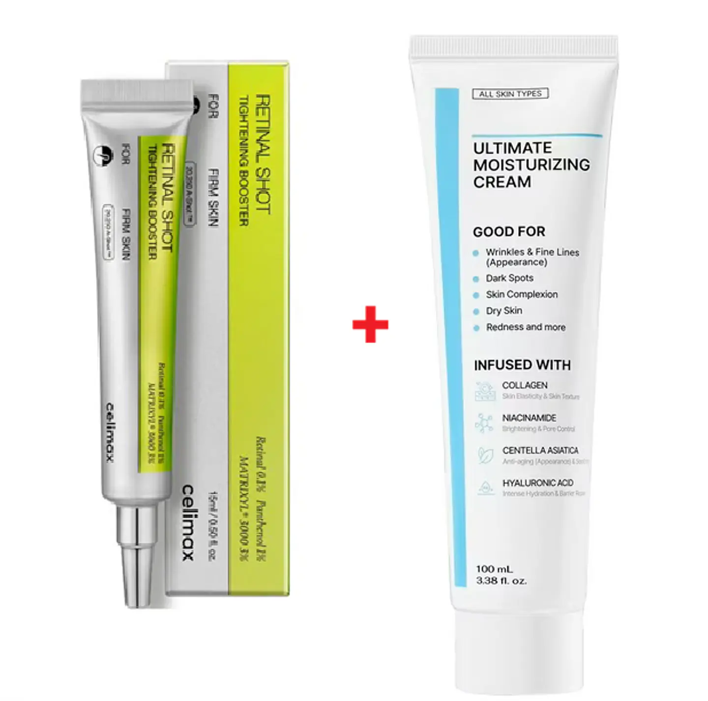 Pack Virales Antiedad (Celimax y NIDA) - Serum Tightening 15 ml y Crema Youthfull fomula 100ml 1