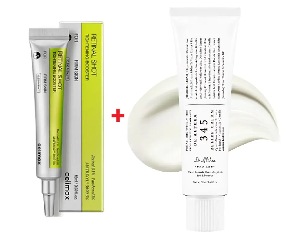 Pack Virales (Celimax y Dr Althea) - Serum Retinal Shot 15 ml y Crema 345 Relief 50ml 1