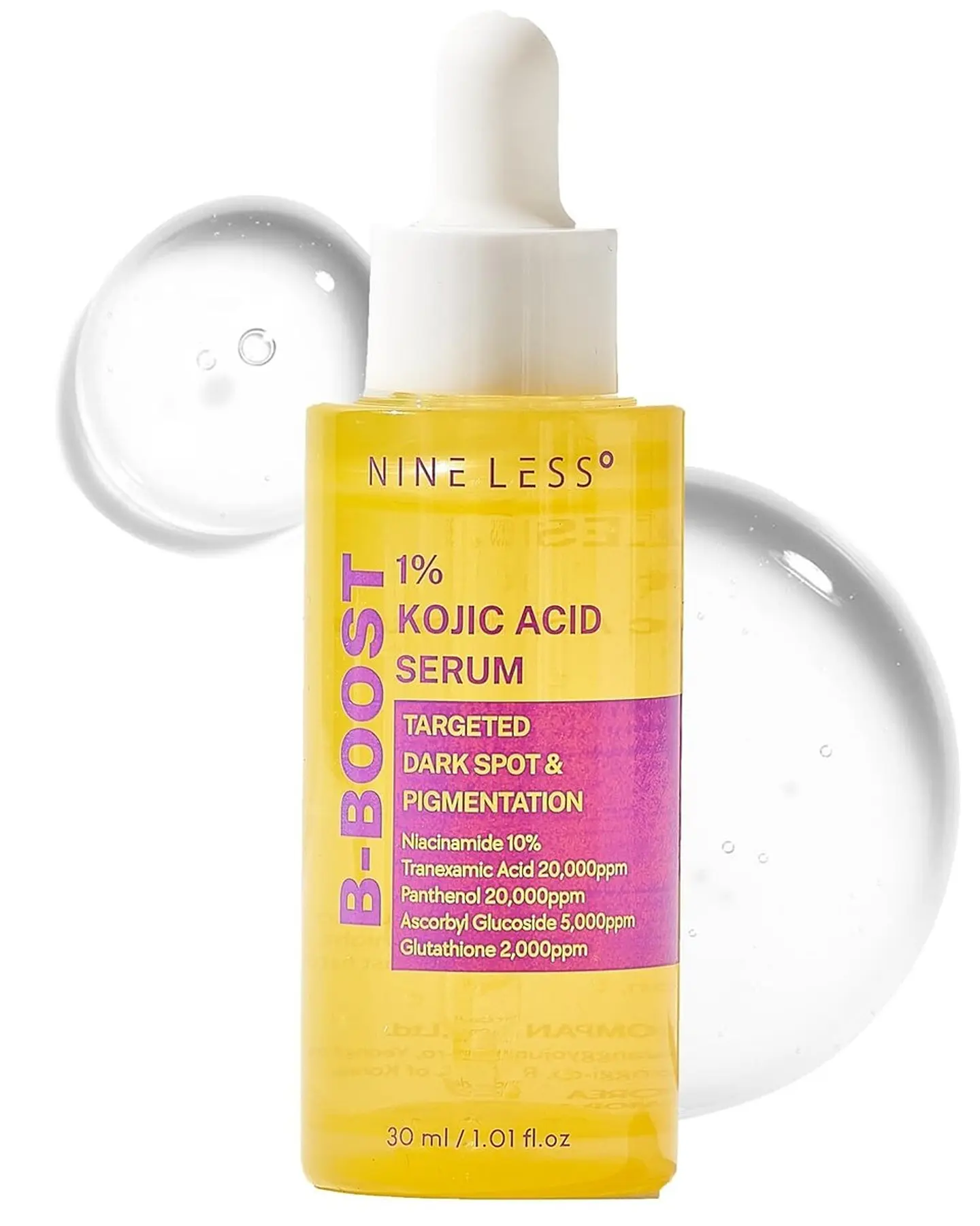 B-Boost 1% Kojic Acid Serum (Nineless) - 30ml Serum antimanchas e imperfeciones 1% ácido kójico y 10% niacinamida 1
