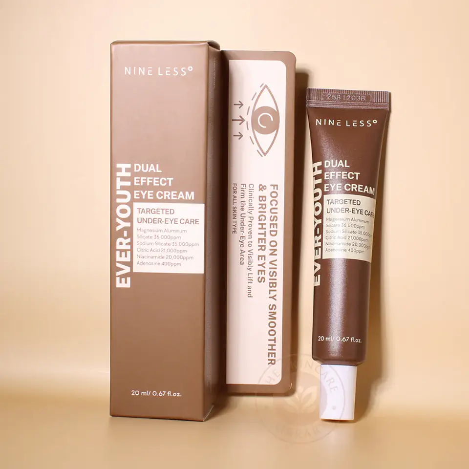 Dual effect eye cream (Nineless) -30ml - Contorno de ojos con péptidos y niacinamida 2