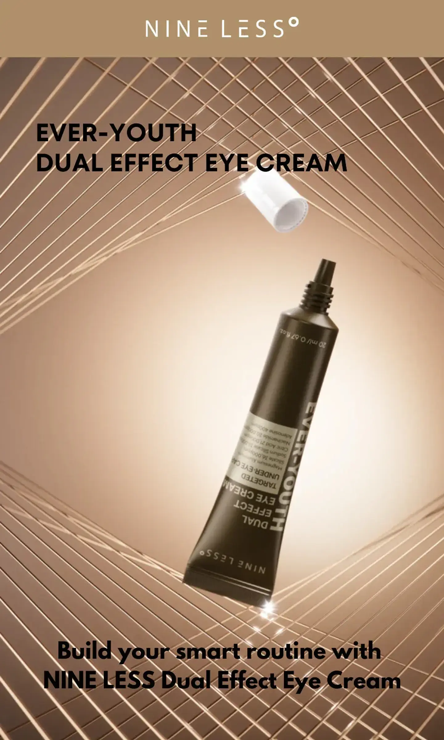 Dual effect eye cream (Nineless) -30ml - Contorno de ojos con péptidos y niacinamida 5