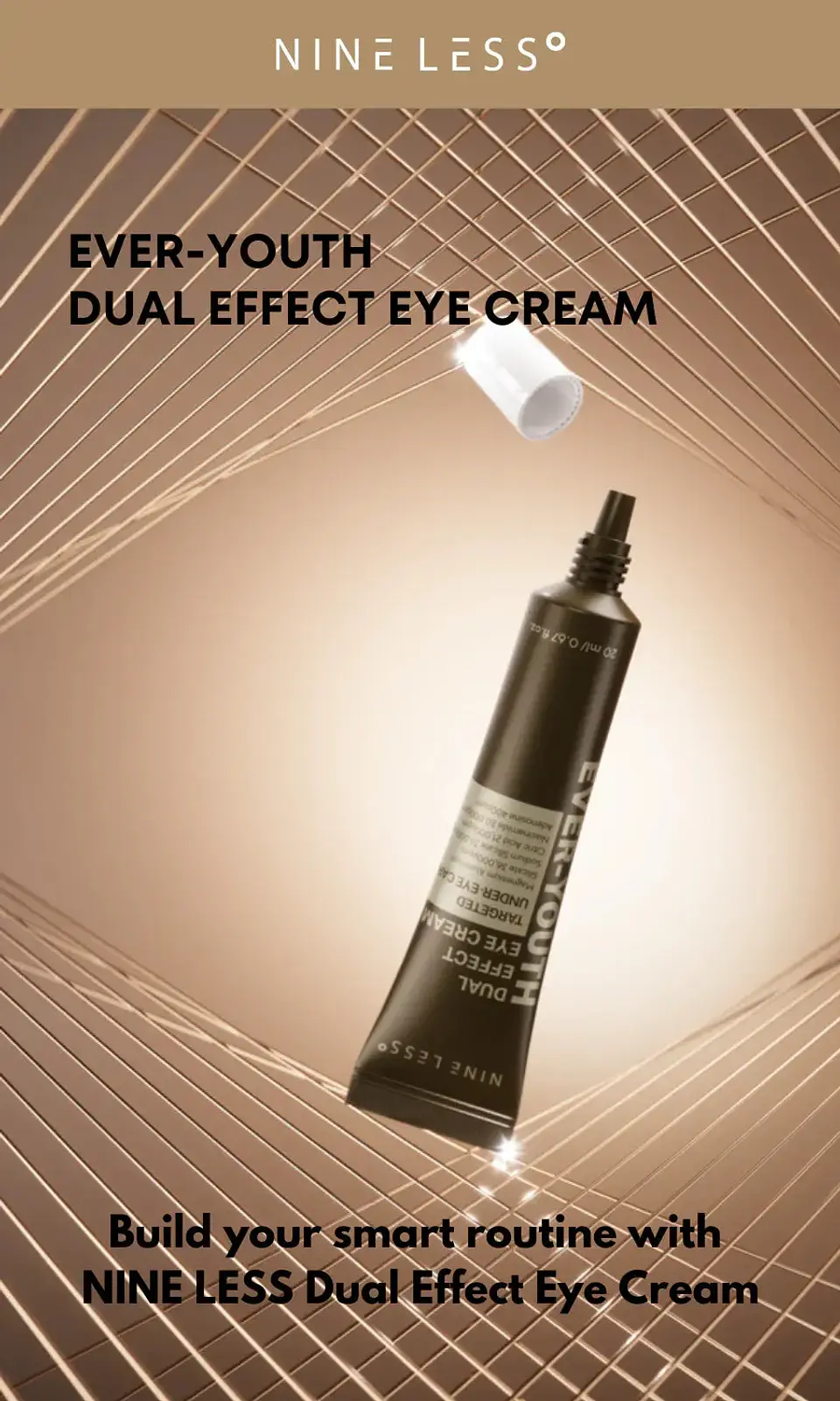Dual effect eye cream (Nineless) -30ml - Contorno de ojos con péptidos y niacinamida 5