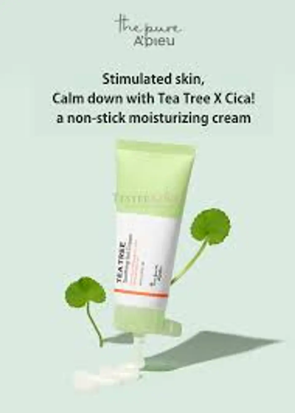 Tea Tree Soothing Gel Cream (A'Pieu) -60ml Crema anti acné con árbol de té 2