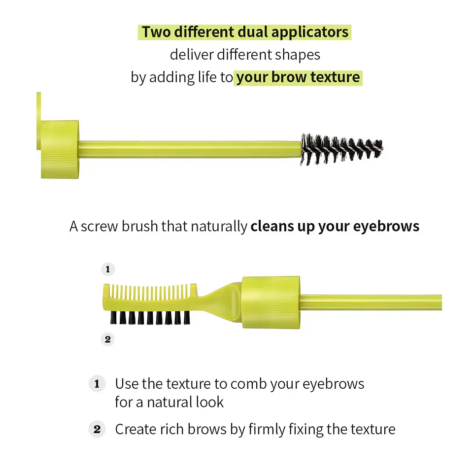 Shaper Pomade Eyebrow Fixer (Unleashia) - No 1. Clear Fijador de cejas 3