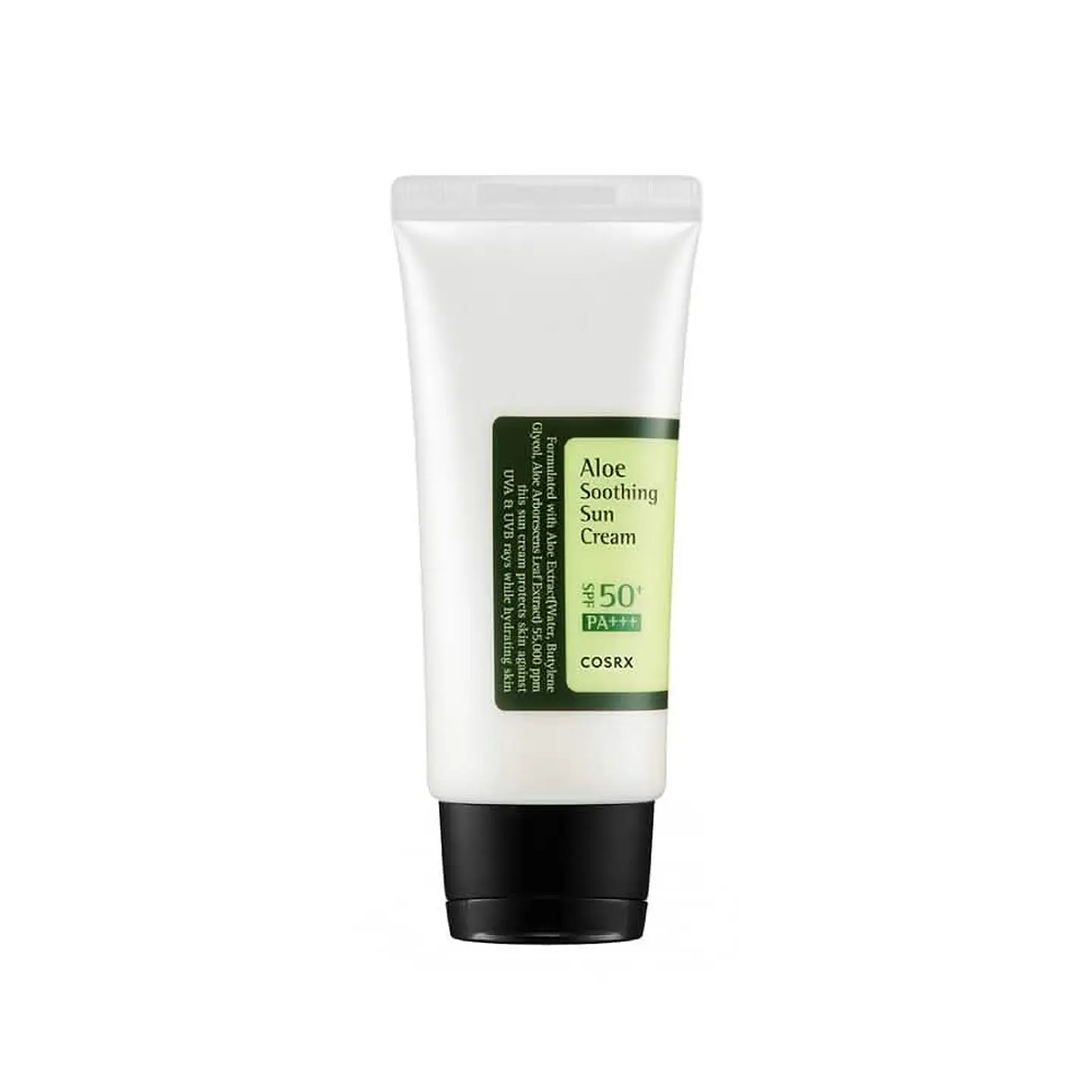 Aloe Soothing Sun Cream SPF50+/PA+++ (COSRX) - 50ml Protector solar aloe vera pieles sensibles 1