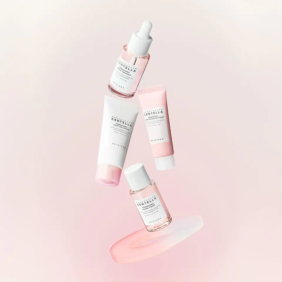 Madagascar Centella Poremizing Travel Kit (SKIN1004) - Set de miniaturas poros dilatados+ 1 Tónico 30ml + 1 Serum 30ml + 1 crema 30ml 4