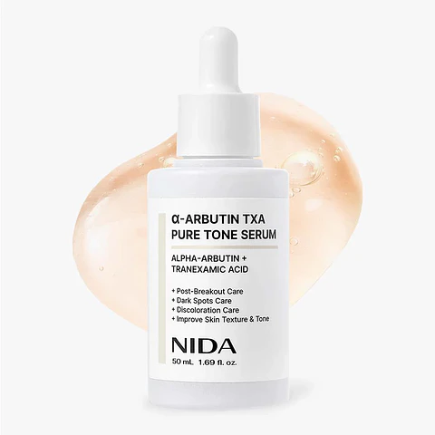 Alpha-Arbutin TXA Pure Tone Serum (NIDA) -50ml Serum aclarante con alfa arbutina y ácido tranexámico