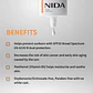 Invisible Fit Sun Cream SPF50+ PA++++ (NIDA) -50ml Protector solar ligero  - Miniatura 5