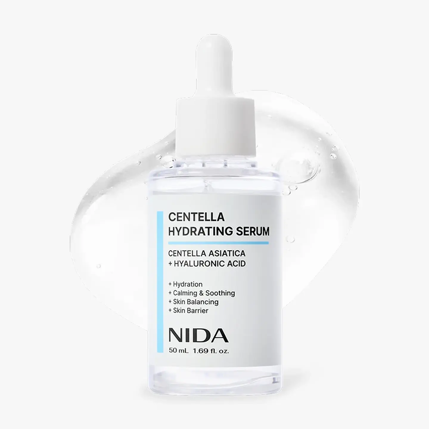  Centella Hydrating Serum (NIDA) - 50ml Serum calmante e hidratante con centella asiática y ácido hialurónico 1