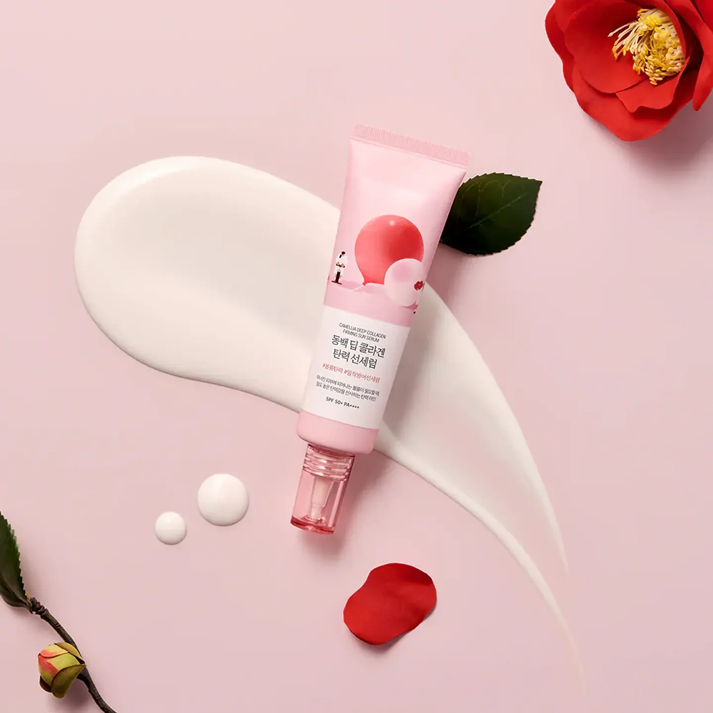 Camellia Deep Collagen Firming Sun Serum (Round Lab) - 50ml Protector solar antiedad 3