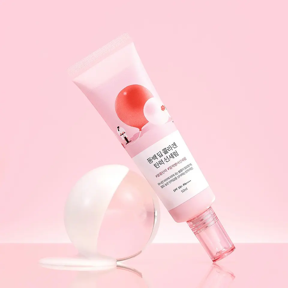 Camellia Deep Collagen Firming Sun Serum (Round Lab) - 50ml Protector solar antiedad 4
