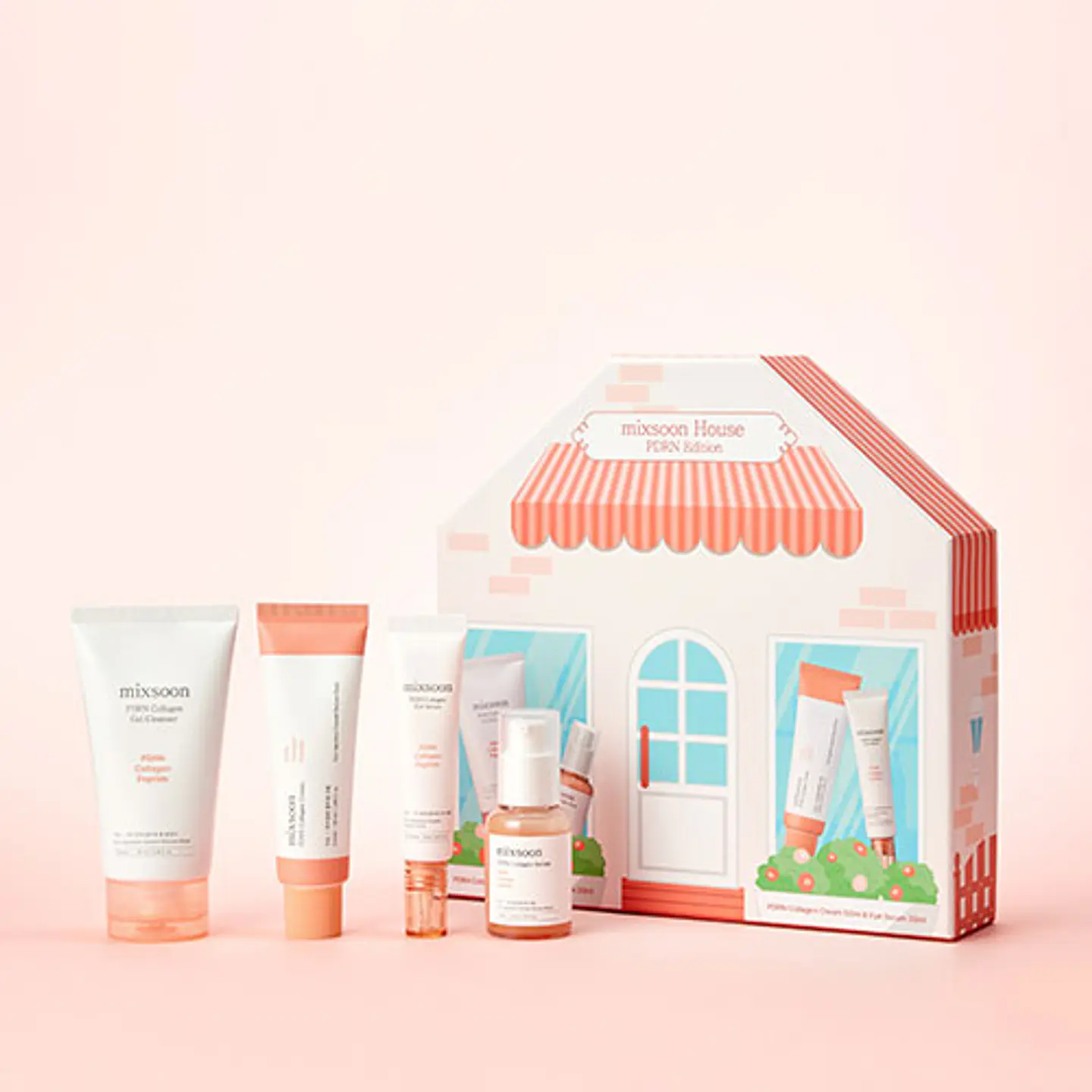 Mixsoon House PDRN Edition Set (Mixsoon) - Set antiedad con PDRN Limpiador 100ml + Serum 30 ml + Crema 30ml + Contorno ojos 30ml  2
