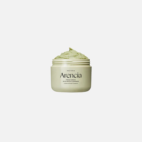 Fresh Green Rice Mochi (Arencia) -120ml Limpiador cremoso con arroz y té verde