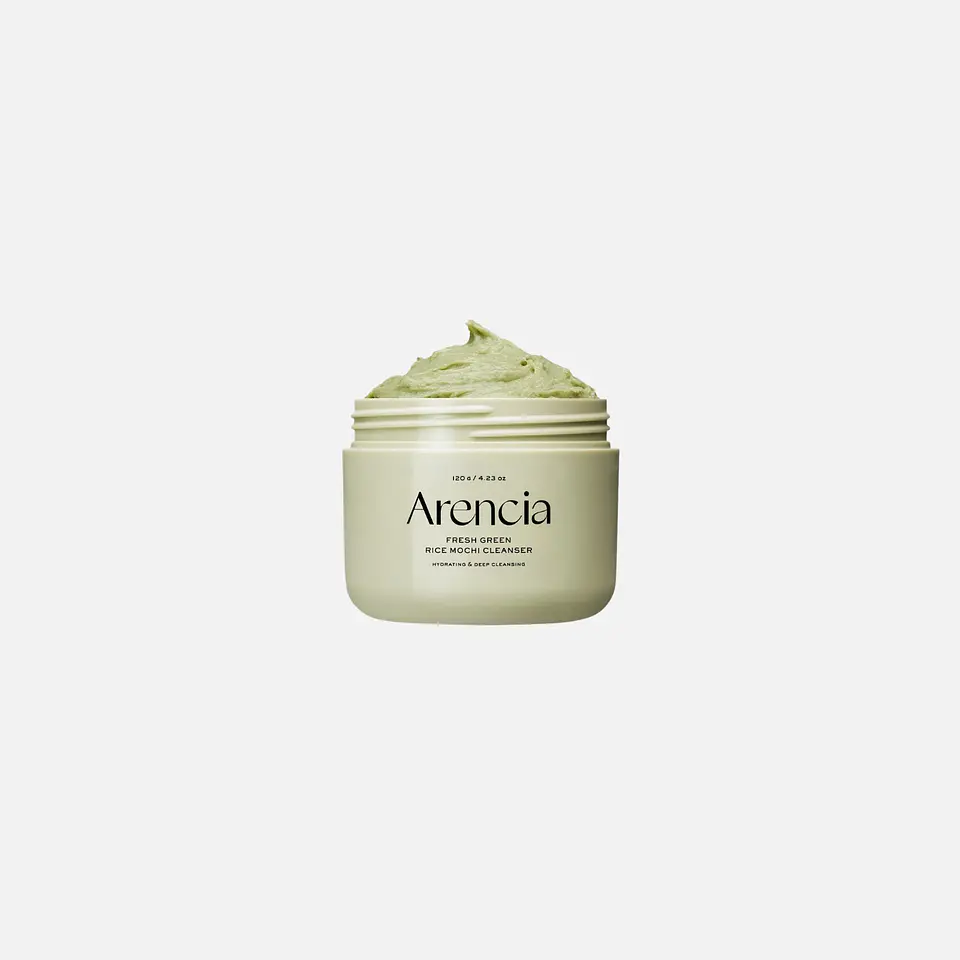 Fresh Green Rice Mochi (Arencia) -120ml Limpiador cremoso con arroz y té verde 1