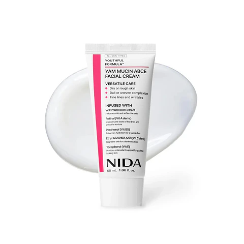 Youthful Formula™ Yam Mucin ABCE Cream (NIDA) - 55ml Crema antiedad y reparadora con vitaminas A, B, C y E y retinal