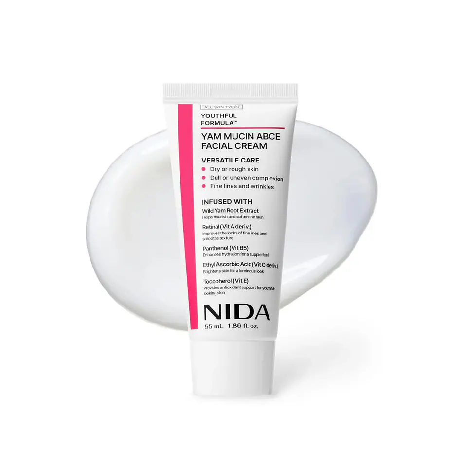 Youthful Formula™ Yam Mucin ABCE Cream (NIDA) - 55ml Crema antiedad y reparadora con vitaminas A, B, C y E y retinal 1