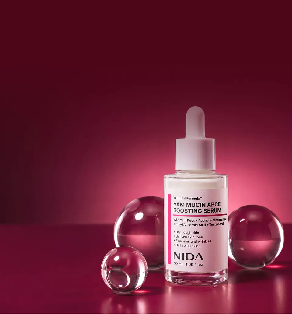 Youthful Formula™ Yam Mucin ABCE Boosting Serum (NIDA) - 50 ml Serum antiedad y regenerador con vitaminas A, B, C, E y retinal 8