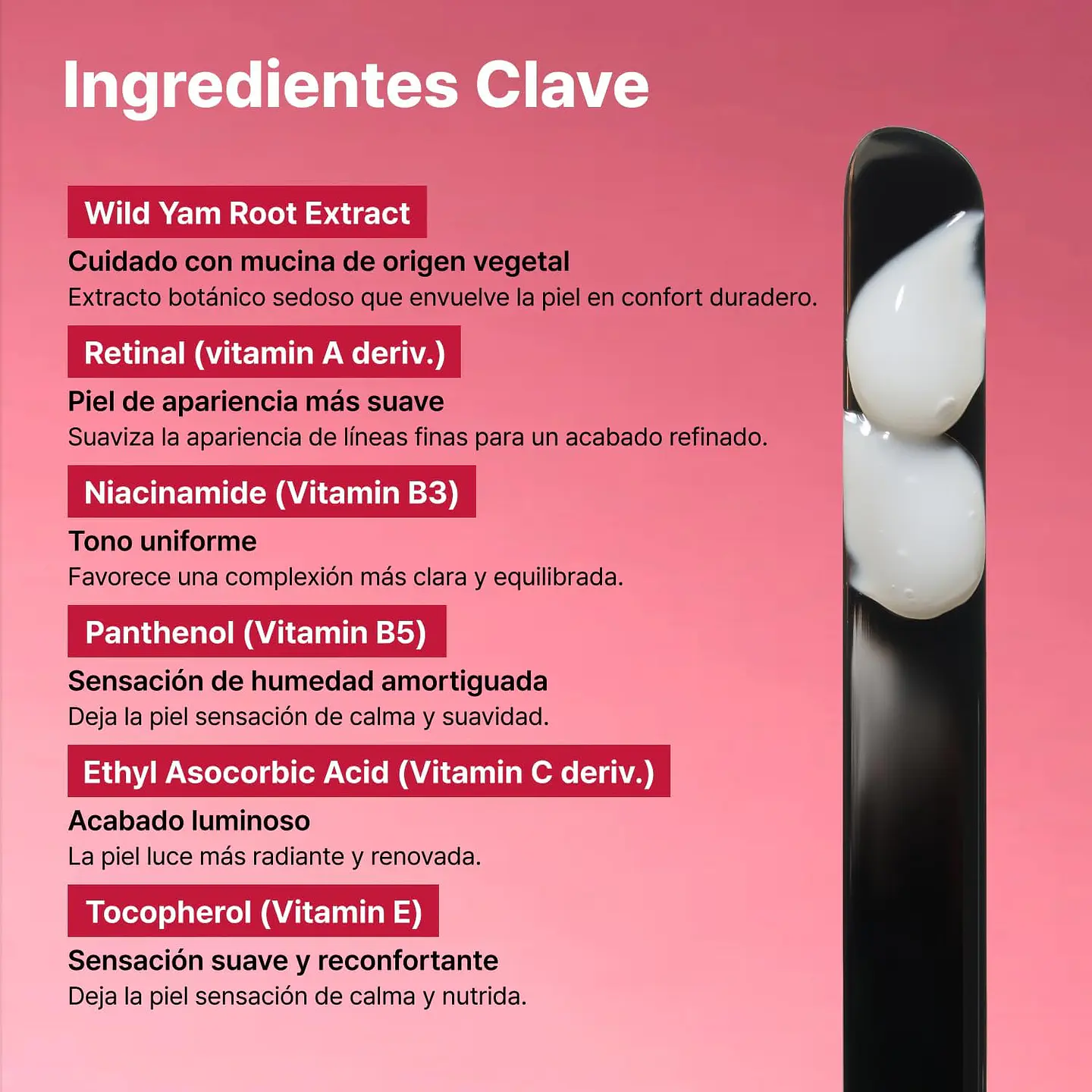 Youthful Formula™ Yam Mucin ABCE Cream (NIDA) - 55ml Crema antiedad y reparadora con vitaminas A, B, C y E y retinal 9