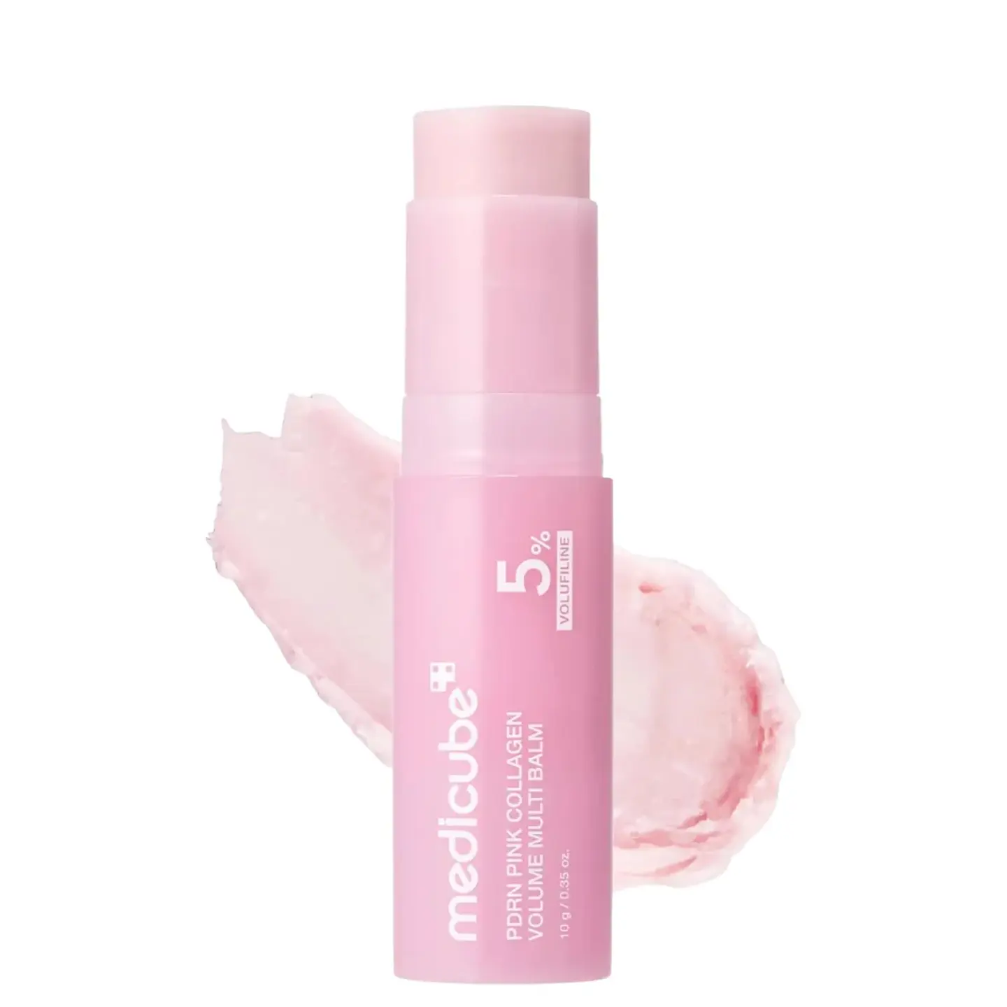 PDRN Pink Collagen Multi Balm (Medicube) -10 g Bálsamo en barra multifuncional antiedad con colágeno, PDRN de salmón y volufiline 1