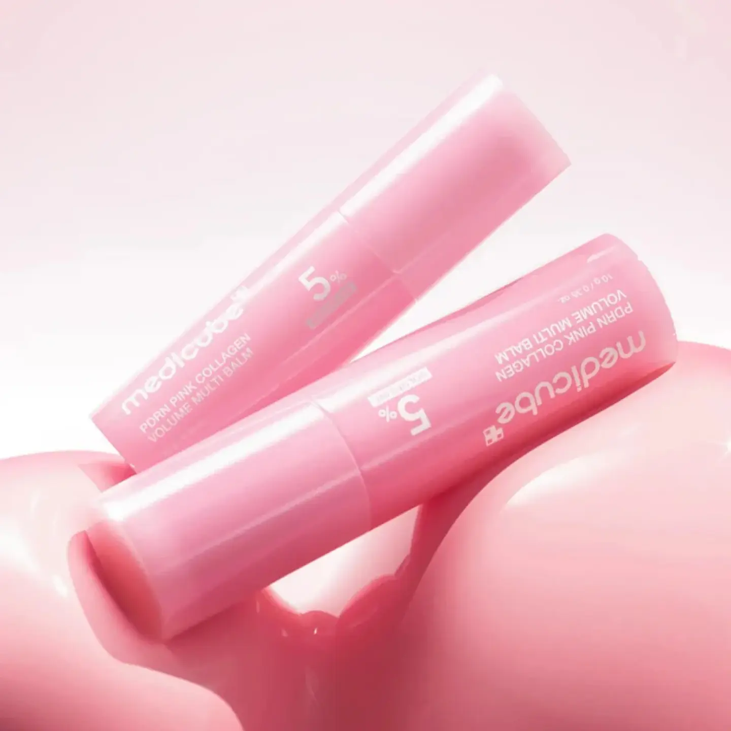 PDRN Pink Collagen Multi Balm (Medicube) -10 g Bálsamo en barra multifuncional antiedad con colágeno, PDRN de salmón y volufiline 2