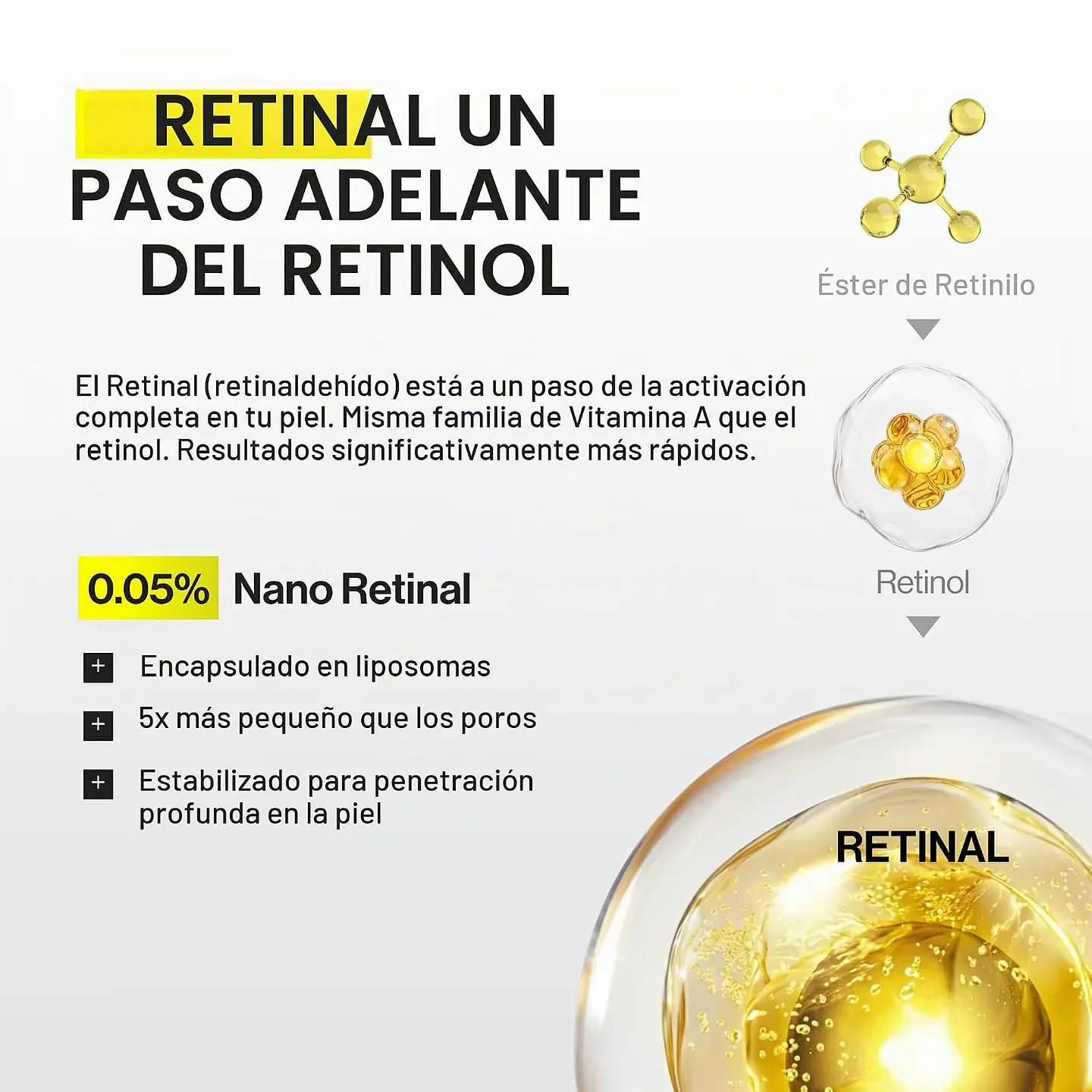 The Vita A Retinal Shot Tightening Dual Cream (Celimax) - 50ml  Crema antiedad con retinal  5