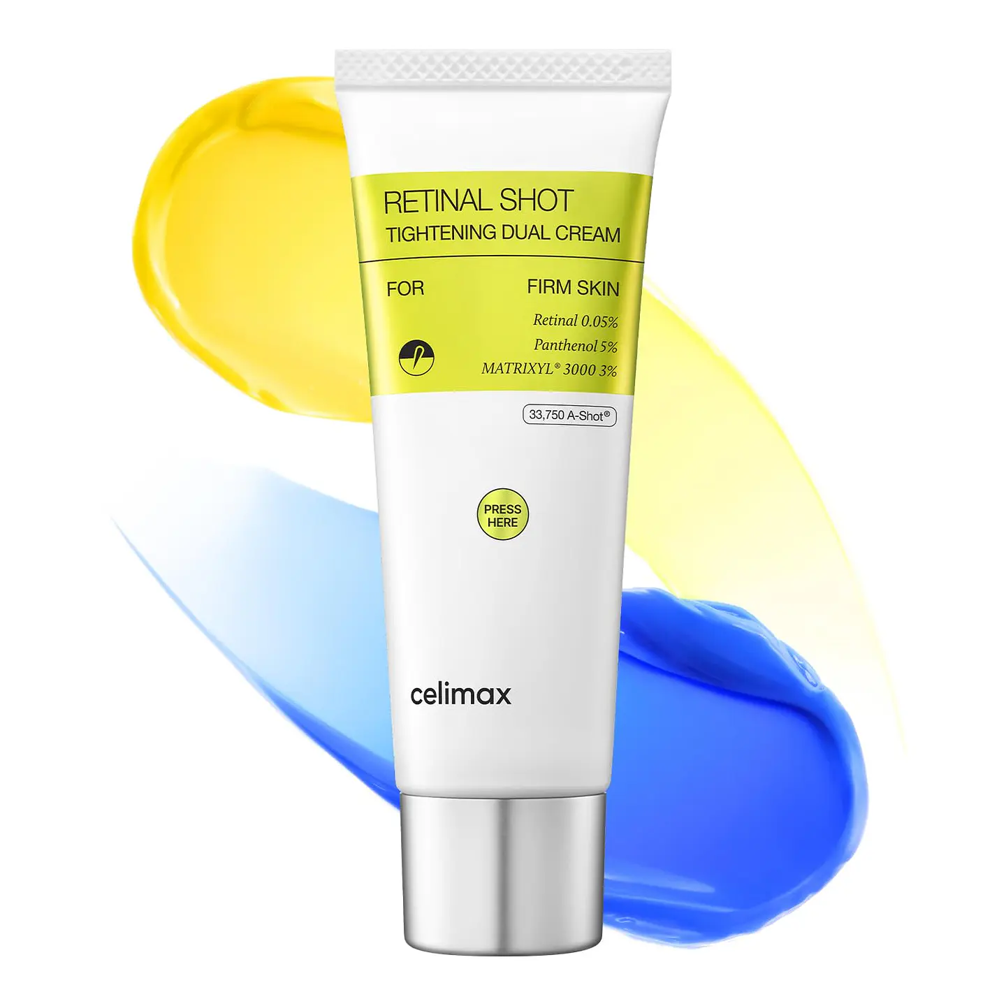 The Vita A Retinal Shot Tightening Dual Cream (Celimax) - 50ml  Crema antiedad con retinal  1