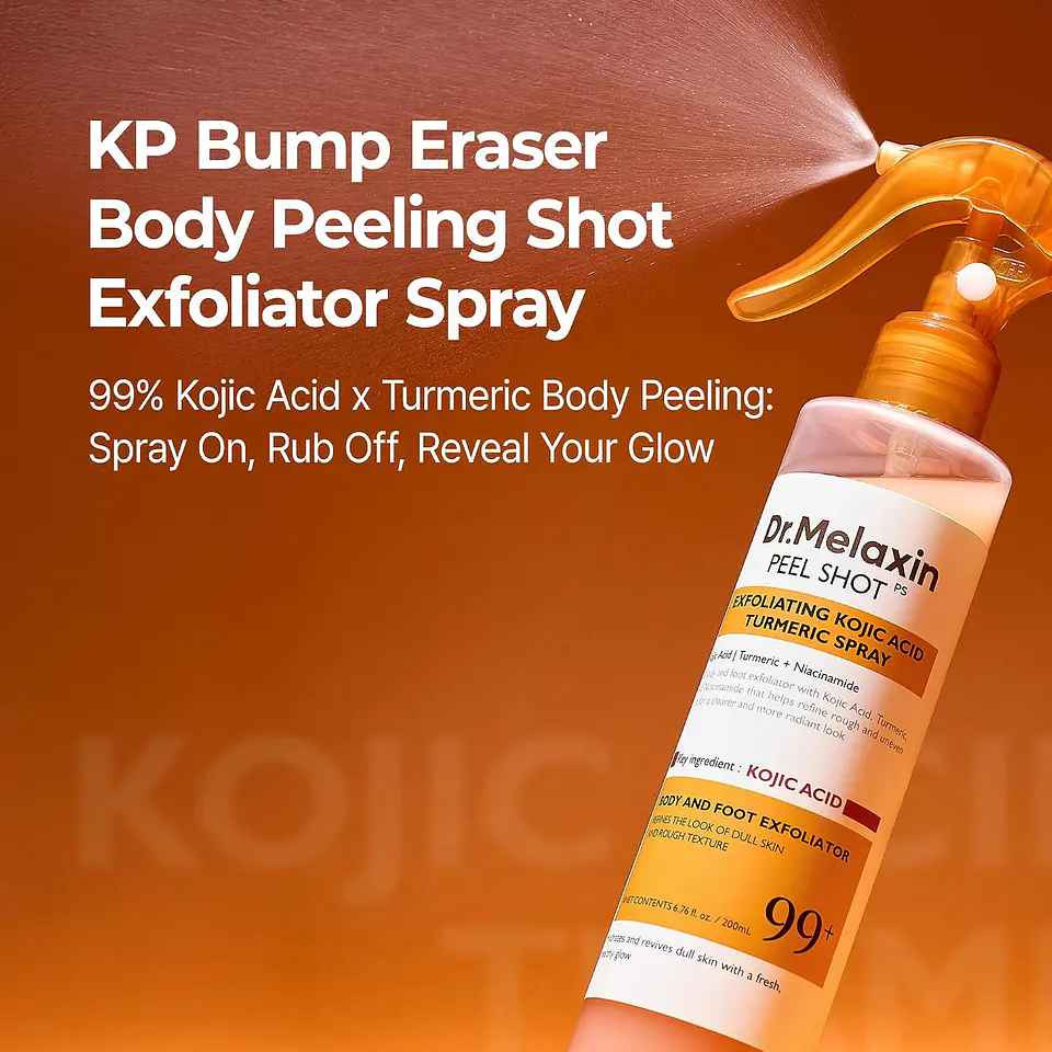 Peel Shot Exfoliating Kojic Acid Turmeric Spray (Dr Melaxin) - 200ml - Tratamiento exfoliante en spray 6