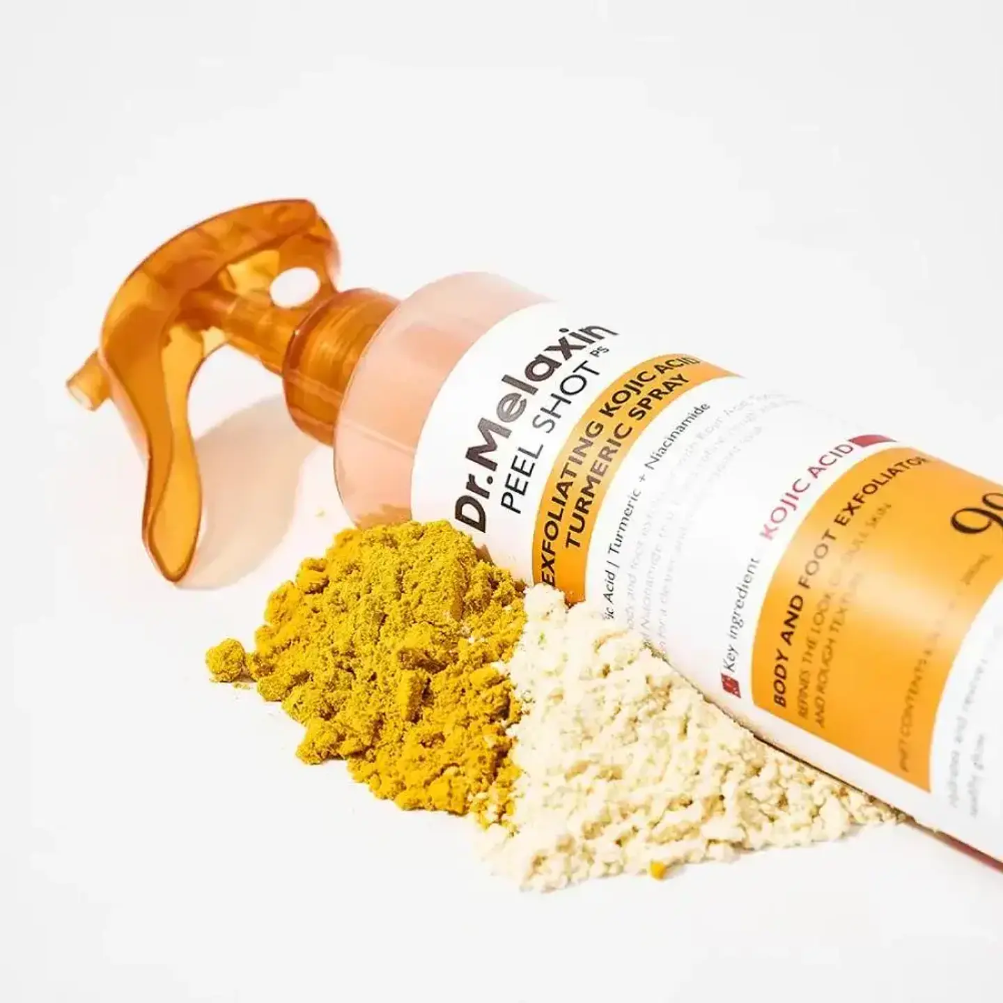 Peel Shot Exfoliating Kojic Acid Turmeric Spray (Dr Melaxin) - 200ml - Tratamiento exfoliante en spray 8