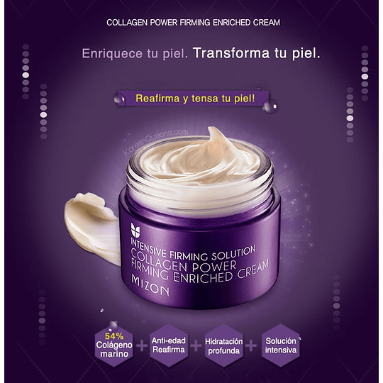 Collagen Power Lifting Cream (Mizon) - 35 o 75 ml Crema anti edad 75% colágeno