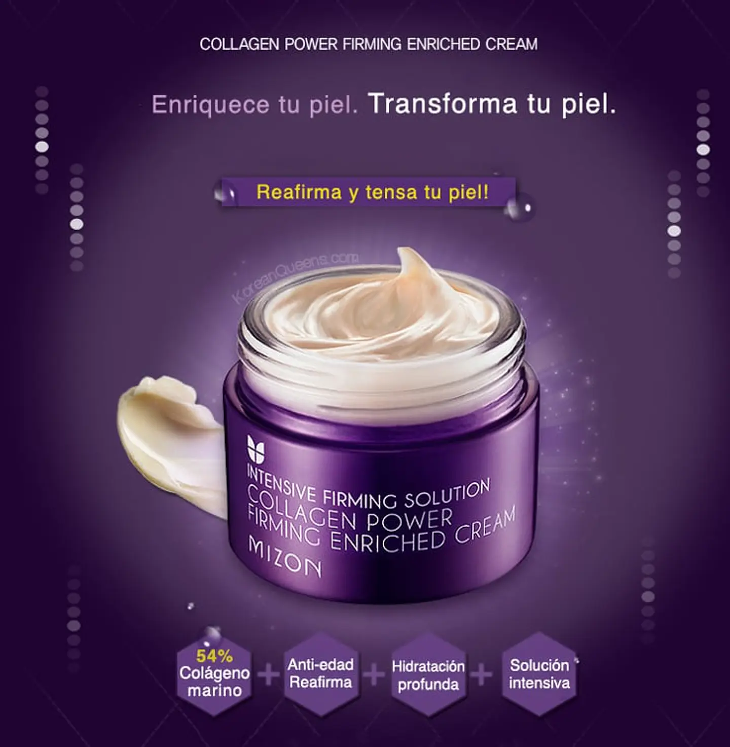 Collagen Power Lifting Cream (Mizon) - 75 ml Crema anti edad 75% colágeno 2