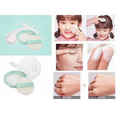 Puri Pore No Sebum Powder o Pact (Holika Holika) - 8gr Polvo matificador anti grasitud