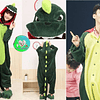 Kigurumi (Pijama Enterito) de Dinosaurio Verde