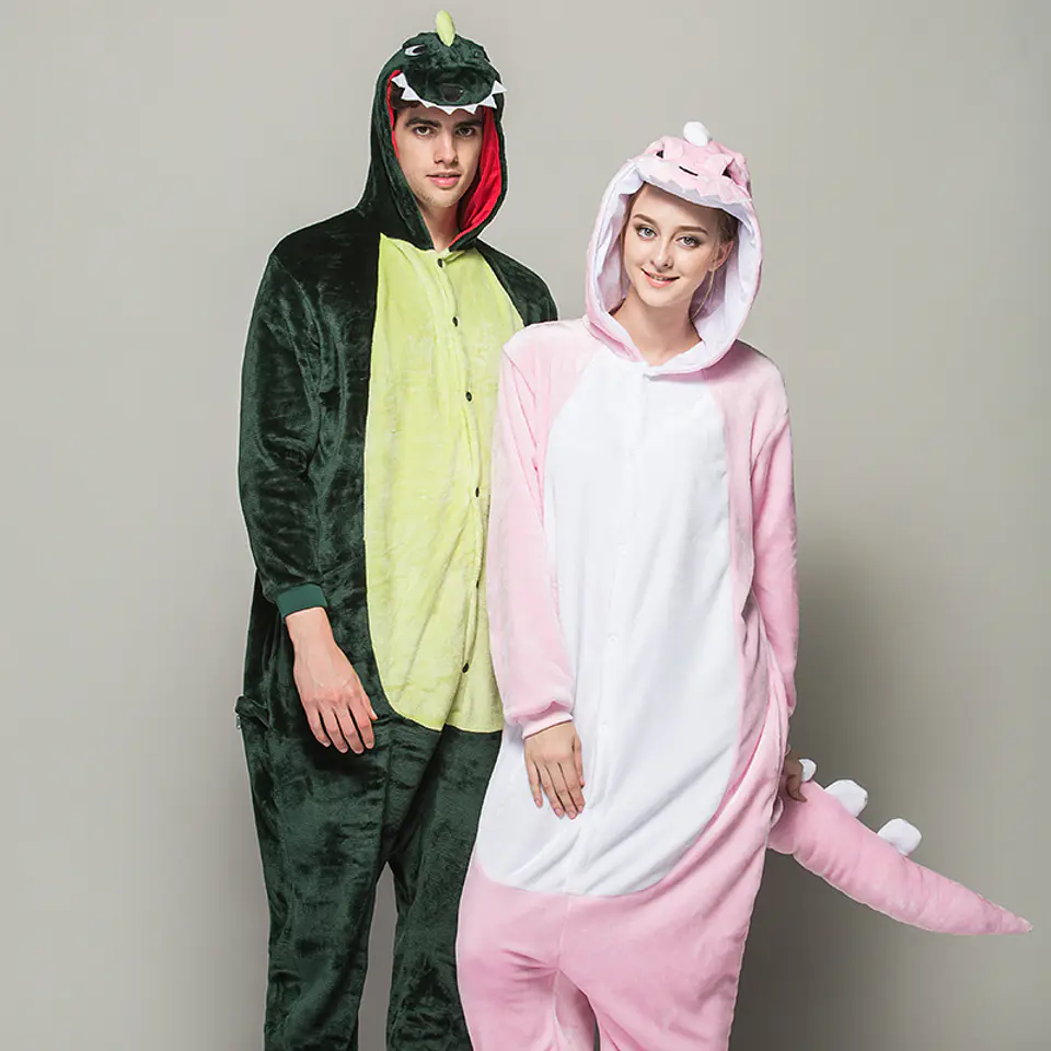 Kigurumi (Pijama Enterito) de Dinosaurio Verde 4