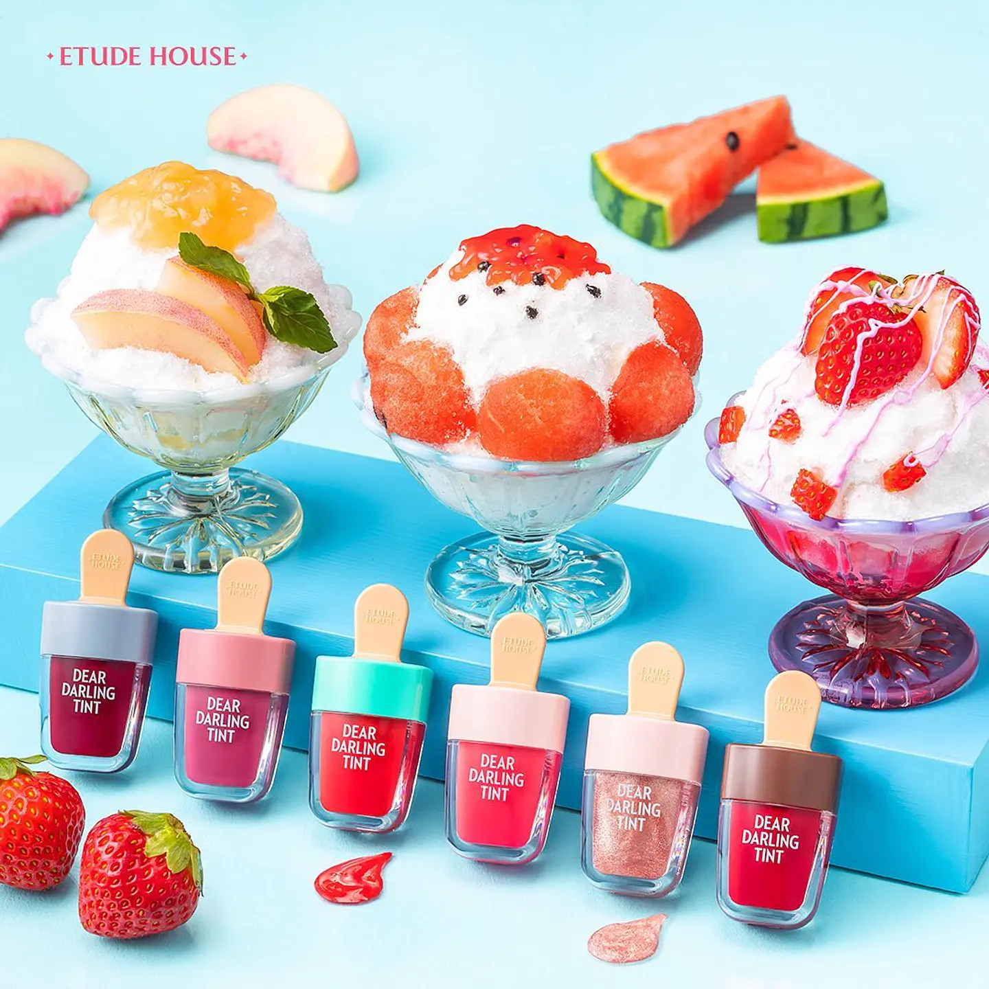 Dear Darling Water Gel Tint Ice Cream (Etude House) - 3,5ml Tinte para labios 3