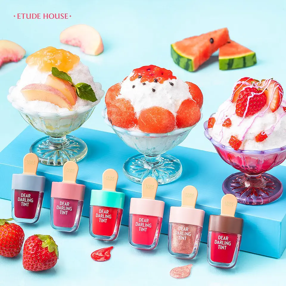 Dear Darling Water Gel Tint Ice Cream (Etude House) - 3,5ml Tinte para labios 3