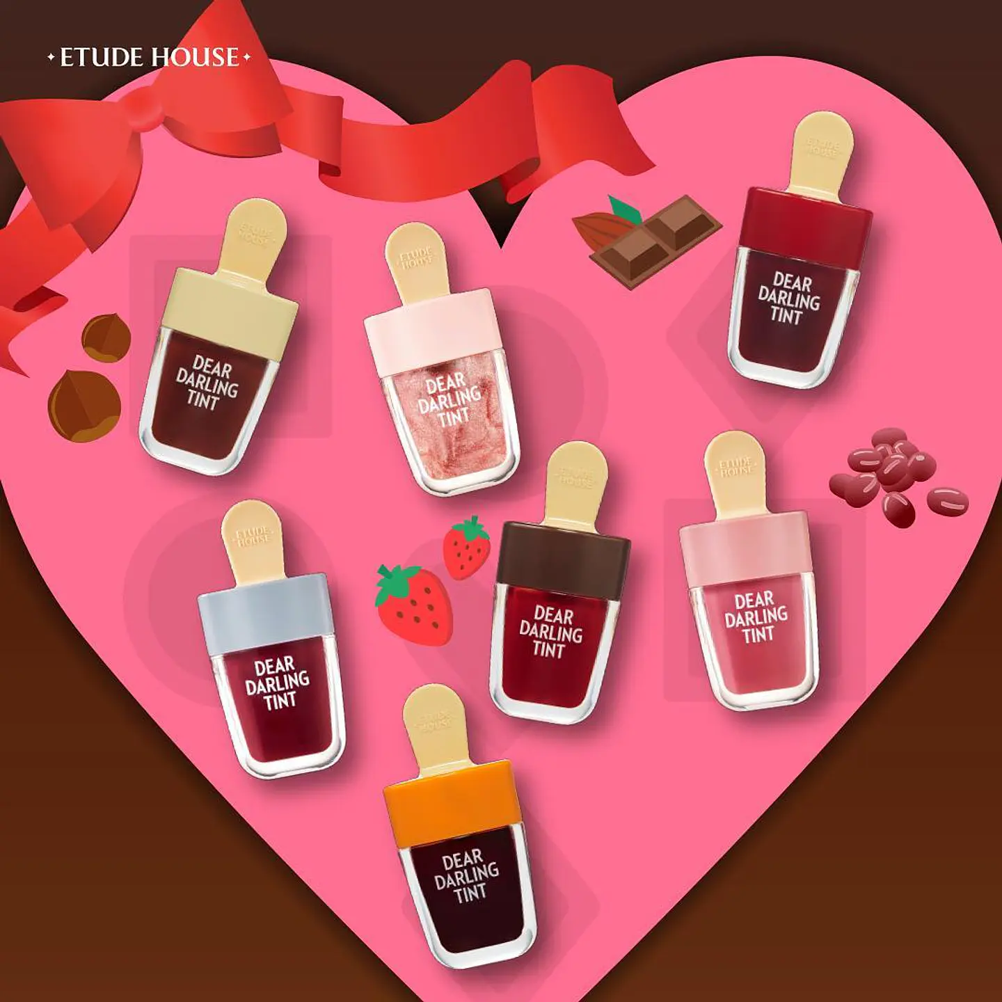 Dear Darling Water Gel Tint Ice Cream (Etude House) - 3,5ml Tinte para labios 4