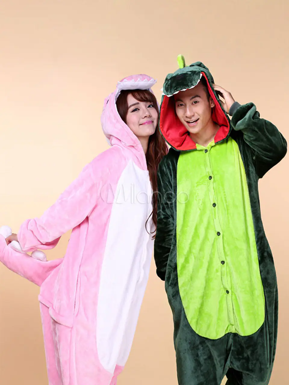 Kigurumi (Pijama Enterito) de Dinosaurio Rosado  5