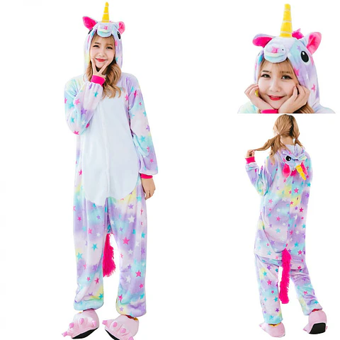 Kigurumi (Pijama enterito) de Unicornio Estrellas 