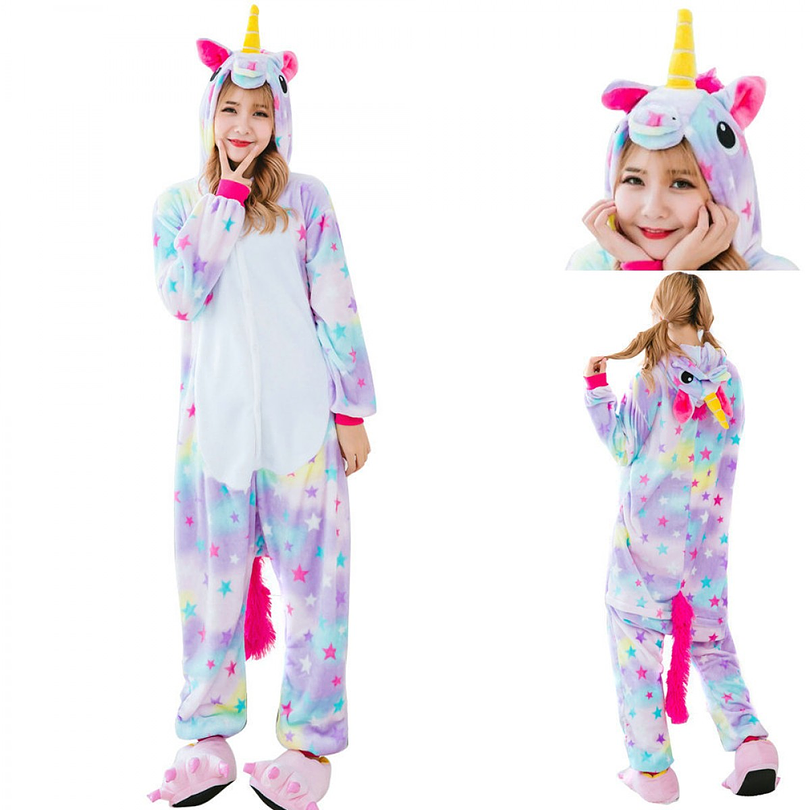 Kigurumi (Pijama enterito) de Unicornio Estrellas  2