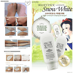 Snow White Milky Pack (Secret Key) - 200 ml Crema aclarante para cuerpo y rostro
