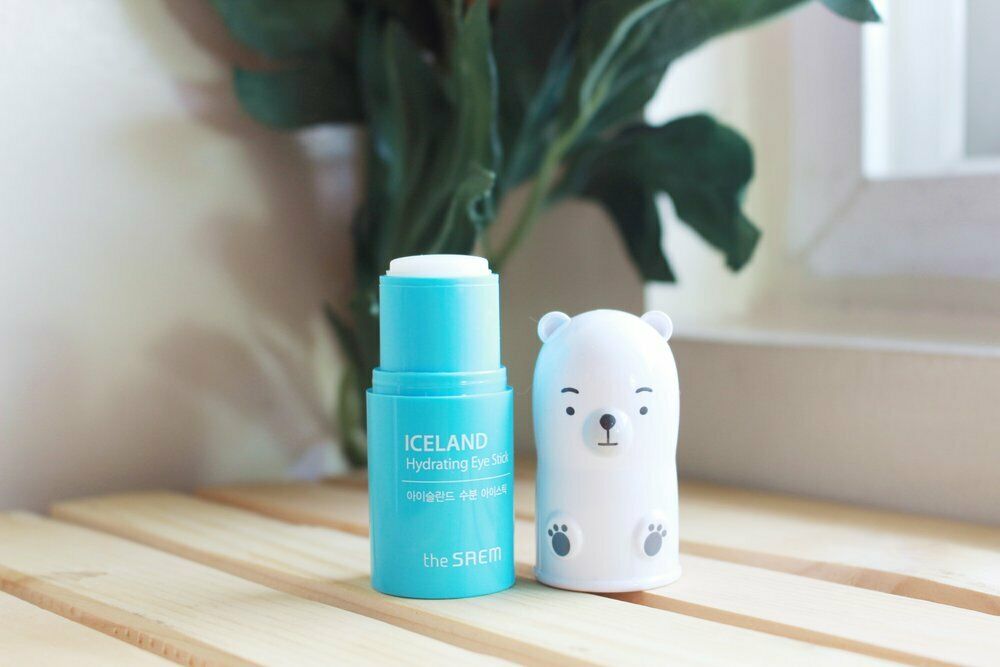 Iceland Hydrating Eye Stick (The Saem) - 7g Barra contorno de ojos desinflamante y aclarante