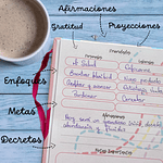 Agenda de Gratitud, afirmaciones y decretos