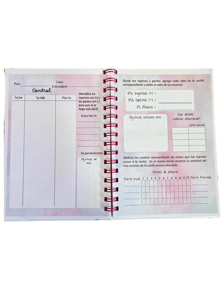 Planner de gastos y ahorros 2