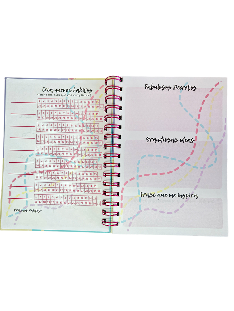 Agenda de Gratitud, afirmaciones y decretos 6